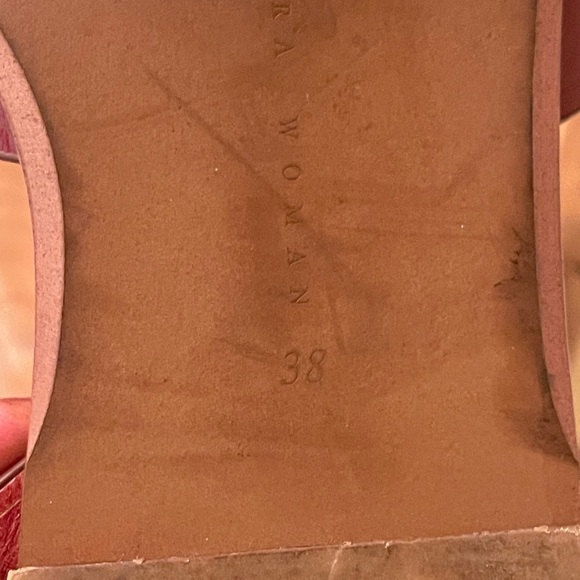 Zara women chocolate color beautiful sandals.Twisting around the Ankles - Picture 14 of 14